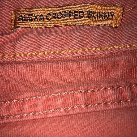 Tory Burch Alexa Cropped Skinny Pant Salmon Woman’s - Picture 5 of 12